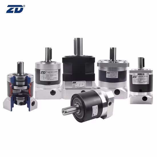 ZD Low Backlash High Torque Helical Gear Planetary Gearbox Speed Reducer For Servo Motor