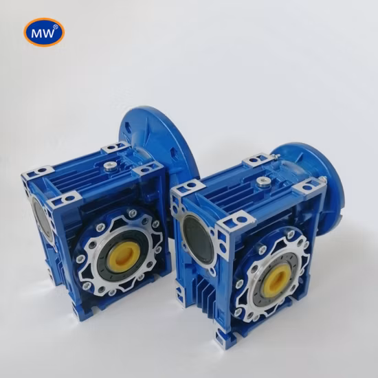 출력 및 입력 플랜지가 있는 Nmrv 시리즈 웜 기어 박스 기어 감속 감속기